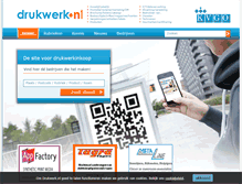 Tablet Screenshot of drukwerk.nl